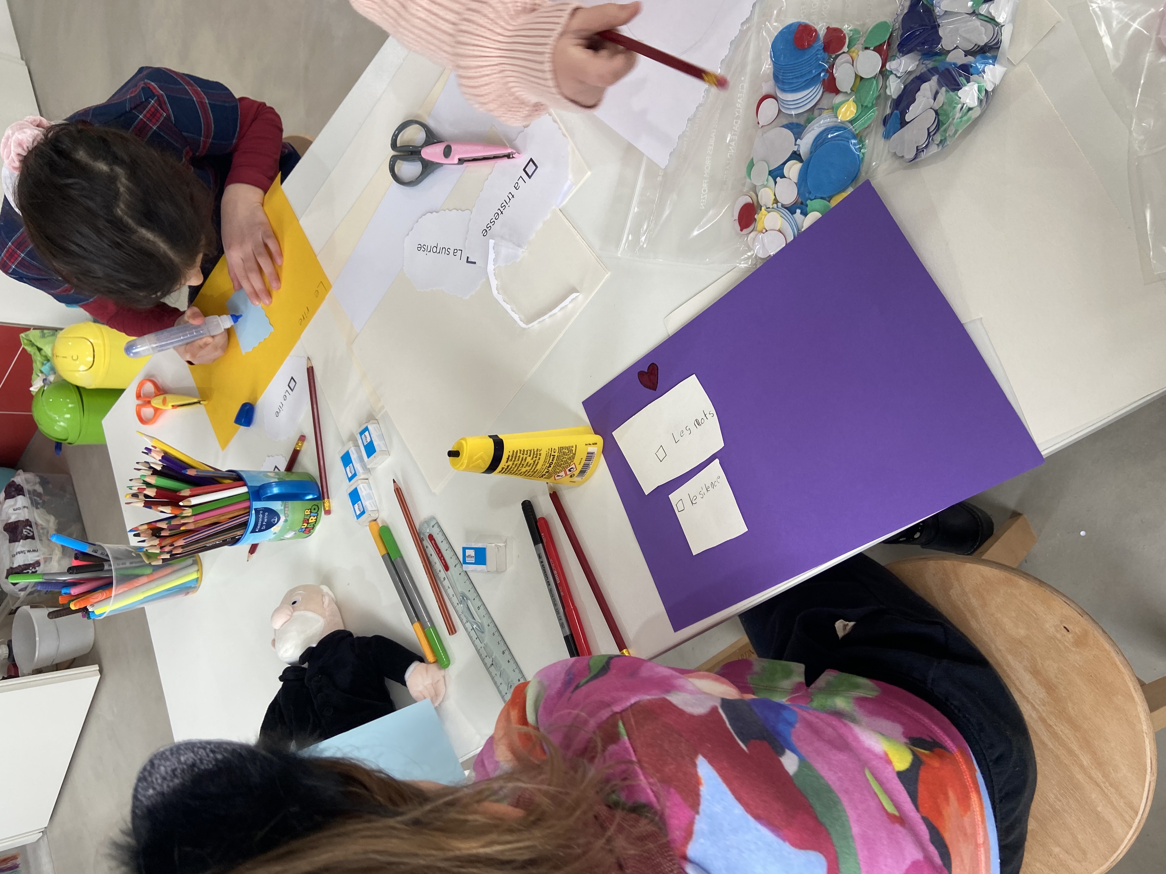 Atelier en groupe